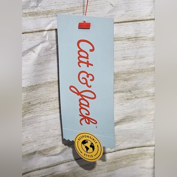 Blue Star Print Girls Top - Picture 3 of 8